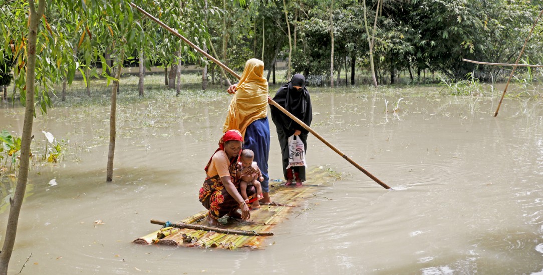 Flut in Bangladesch: Die ärmsten Länder wurden wieder kaum gehört. (Foto: pa/Maruf Rahman/Eyepix Group/Abacapress.com)