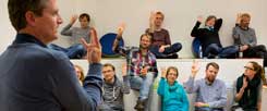 Abstimmen über die Arbeitsteilung: Weil die sich immer wieder ändern kann, gibt es in Unternehmen wie »Oose« keine festgefügten Organigramme. Zuständigkeiten können variieren. (Foto: Desmarowitz)
