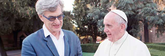 Wim Wenders führte mit Papst Franziskus für seinen Dokumentationsfilm lange Gespräche (Foto: pa/©Focus Features/cour)