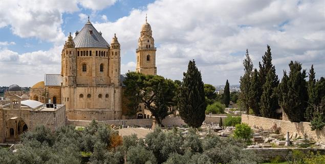 Die Dormitioabtei, markant und malerisch auf dem Zionsberg in Jerusalem gelegen.(Foto: istock by Getty / Moshe Einhorn) 