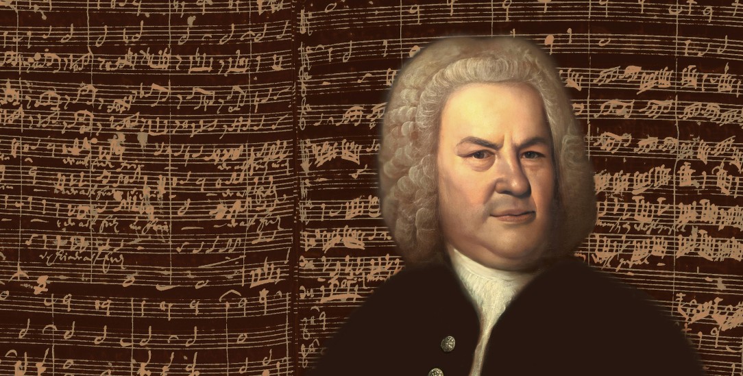 Traumatisiert und getröstet: Johann Sebastian Bach vor Noten aus dem Weihnachtsoratorium (Foto: pa/imageBROKER)