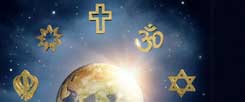 Als die Religionen entstanden, gab es noch keinen Naturschutz, er wird  in den Schriften nicht thematisiert, doch den Blick auf die Umwelt gab es auch damals schon, und so stellt sich die Frage: Welche Ressourcen in Botschaft und Lehre der Religionen können für die Gegenwart genutzt werden? (Fotos: 123rf.de/Elena Schweitzer; Fotolia/crimson)