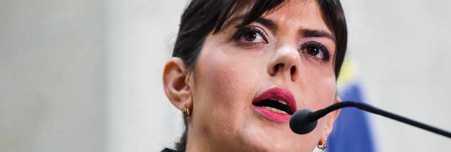 Laura Kövesi: Die Juristin hat viele Korruptionsfälle in Rumänien aufgedeckt, nun tut die rumänische Regierung alles, um ihren Wechsel zur EU zu verhindern (Foto: DANIEL MIHAILESCU/AFP/Getty Images)