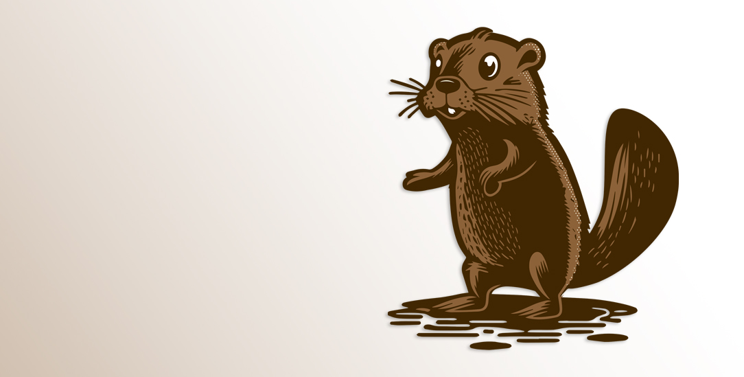 Ob der Biber, den Nora Gomringer im Garten trifft, nachts sprechen kann? So wie der Hund Berganza aus der Feder E.T.A. Hoffmanns? (Illustration: istock by Getty / Shock77)