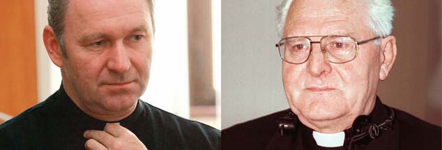 So unterschiedlich können Oberhirten sein: Der vom Papst geschasste, dialogische Erzbischof Robert Bezak (links) und Amtsvorgänger Jan Sokol, ein rechter Nationalist. (Fotos: Getty Images/SIFA; KNA)