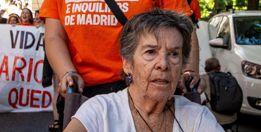 Mariacarmen Abascal kämpfte gegen die Zwangsräumung ihrer Wohnung in Madrid, doch ihr Erfolg kam zu spät (Foto: pa/NurPhoto/Francesco Militello Mirto)