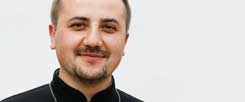 »60 Prozent der Ukrainer trauen den Kirchen, aber nur 15 Prozent trauen dem Staat«: Priester Andriy Mykhaleyko (Foto: Vasile Dancus)