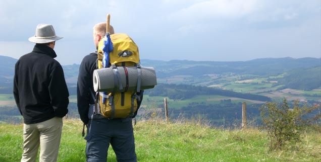 Pilgern, um sich zu begegnen: Immer wieder schütten Menschen ihr Herz aus. (Foto: Foto: www.mannaz-dasein-erleben.de)