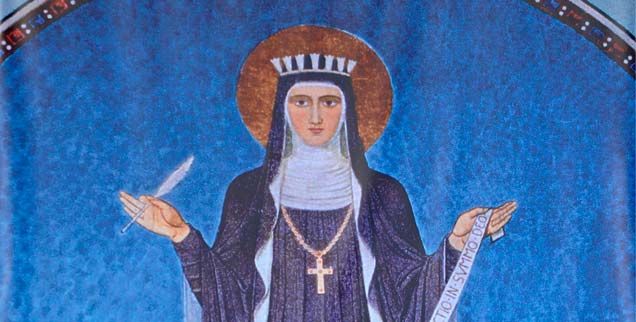 Hildegard von Bingen konnte einfach alles: Naturkunde und Musik, Philosophie und Theologie, Kochen und Debattieren, Bauen und Beten - für die Männer war sie ein Problem. (Foto:pa/abaca/Vandeville Eric)