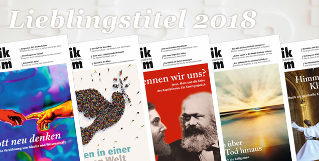 Und das sind die Publik-Forum-Lieblingstitel 2018: Die Leserinnen und Leser haben gewählt. Klicken Sie sich durch unsere Fotogalerie, um mehr zu erfahren. 