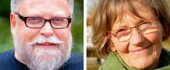 Soll man Organspender werden? Peter Fricke (links) sagt: "Ja !" Gisela Meier zu Biesen (rechts) sagt: "Nein!" (Fotos: privat)