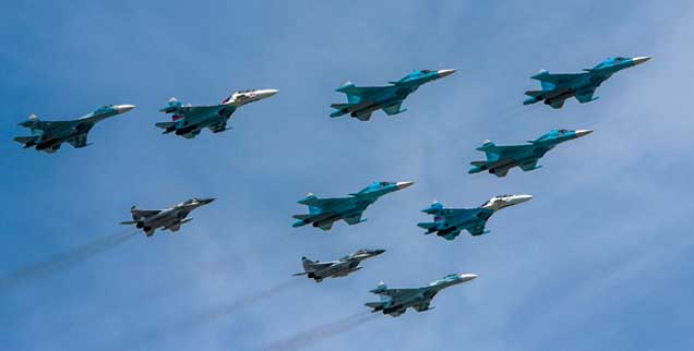 Russische Militärparade im 21. Jahrhundert: Die Zeit der Zweiteilung der Welt, für lange Zeit das 20. Jahrhundert bestimmend, ist vorbeit - jetzt herrscht multipolare Unordnung in der politischen Welt. (Foto: pa/Photoagency Interpress)
