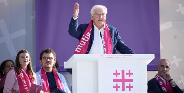 Eine »göttliche Ermutigung« - so nannte Bundespräsident Frank-Walter Steinmeier den Kirchentag. (Foto: PA/epd-Bild/Tim Wegner)