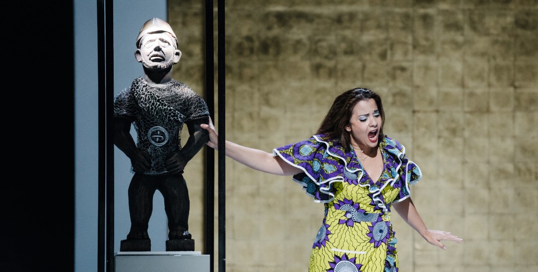 Camila Ribero-Souza als Aida in Verdis Oper am Deutschen Nationaltheater Weimar (Foto: © Candy Welz)