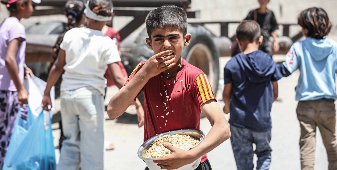 Hunger in Gaza: Sofía Monsalve kritisiert auch den deutschen Umgang damit. (Foto: imago images / APAimages / Moiz Salhi)