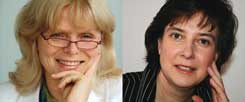 Die Burka verbieten? Eva Baumann-Lerch (links) sagt: "Ja! Denn der Gesichtsschleier ist ein Gefängnis." Britta Baas (rechts) sagt: "Nein! Dieses Verbot ist frauenfeindlich."