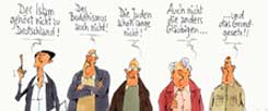Das Ausgrenzen hat gerade erst angefangen.... (Zeichnung: Mester)