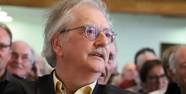 Wolfgang Kessler war zwanzig Jahre Chefredakteur von Publik-Forum: Am Sonntag, 19. Mai 2019, wurde er in Frankfurt mit einer großen Matinée verabschiedet. 400 Gäste würdigten den alternativen Ökonomen und Publizisten. (Foto: Ute Victor) Wolfgang Kessler war zwanzig Jahre Chefredakteur von Publik-Forum: Am Sonntag, 19. Mai 2019, wurde er in Frankfurt mit einer großen Matinée verabschiedet. 400 Gäste würdigten den alternativen Ökonomen und Publizisten. (Foto: Ute Victor)