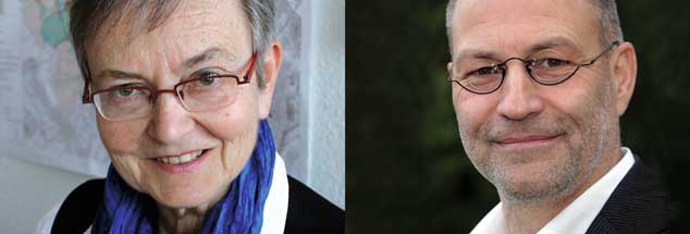 Claudia Pinl (links) und Ralf-Uwe Beck (rechts): Sie will das Ehrenamt abschaffen, er will es behalten. (Fotos: privat)