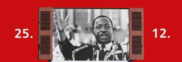 Martin Luther Kings Ziel: gewaltlos zu gewaltigen Veränderungen zu gelangen. (Foto: pa)