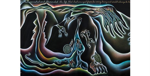 Eine der »Revelations« (Foto: ©Judy Chicago/Artists Rights Society (ARS), New York; Photo © Donald Woodman/ARS, NY Courtesy of the artist)