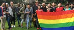 In Deutschland soll sich niemand verstecken müssen: Die Rainbow Refugees in Frankfurt unterstützen schwule, lesbische und transsexuelle Geflüchtete (Foto: Rainbow Refugees/privat)