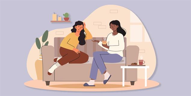  Glückliche Fügung: Freundschaften entstehen oft durch Zufall. Und halten dann im besten Fall ein Leben lang. (Illustration: istockphoto / Rudzhan Nagiev)