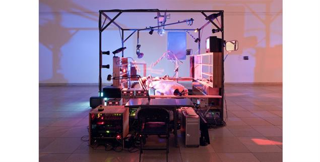 (Janet Cardiff &amp; George Bures Miller, The Killing Machine, 2007, Mixed-Media-Installation, Sammlung Goetz, München)