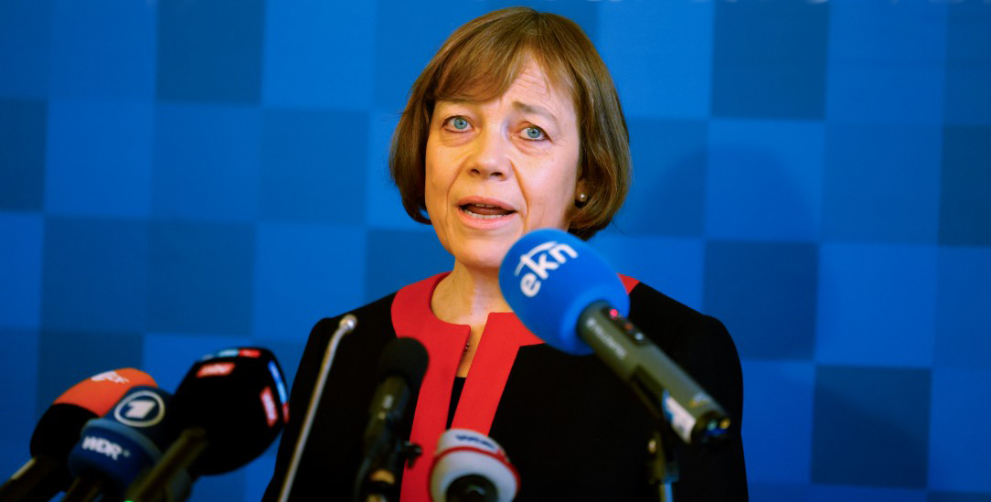 »Mit Gott und mir selbst bin ich im Reinen«, sagt Annette Kurschus in ihrer Rücktrittserklärung (Foto: epd/Detlef Heese)