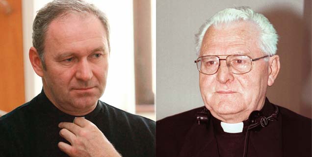 So unterschiedlich können Oberhirten sein: Der vom Papst geschasste, dialogische Erzbischof Robert Bezak (links) und Amtsvorgänger Jan Sokol, ein rechter Nationalist. (Fotos: Getty Images/SIFA; KNA)