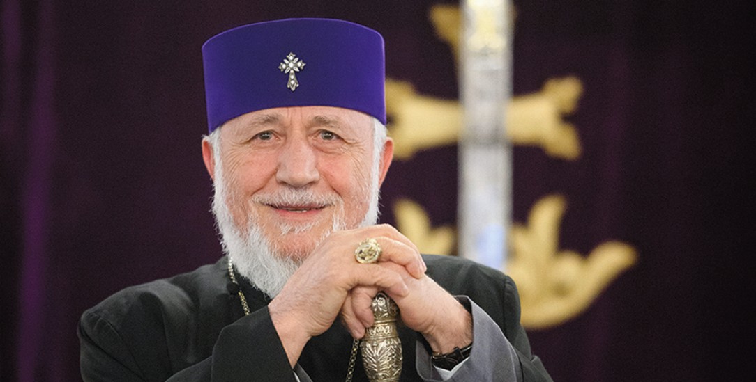 Der Katholikos: Karekin II. ist das Oberhaupt der Armenischen Kirche. (Foto: PA / DPA / Bernd von Jutrczenka)