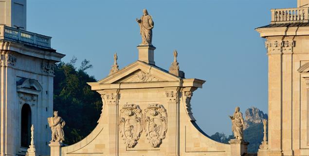 Für Jedermann: Der verklärte Christus am Salzburger Dom (Foto: Privatarchiv Markus Kleinert)