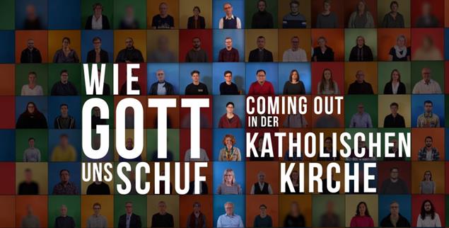Wir sind viele: Titelbild der ARD-Dokumentation über das Coming-out queerer Kirchenmenschen (Foto: RBB)