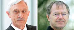 Hartz IV - ein Erfolg? Heinrich Alt (links) sagt: "Ja!" Christoph Butterwegge (rechts) sagt: "Nein!" (Fotos: Bundesagentur für Arbeit; www. christophbutterwegge.de)