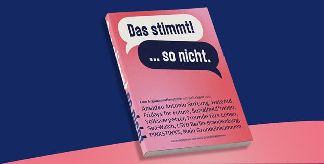 Fakten statt Vorurteile: Das Nachschlagewerk hilft, Hass und Desinformation mit Argumenten zu begegnen. (Foto: www.das-stimmt-so-nicht.de)