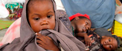 In Kenia, Somalia und Äthiopien leiden knapp zwölf Millionen Menschen unter der Hungerkatastrophe (Foto: pa/dpa)