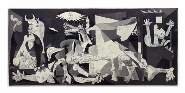 Darf nicht mehr reisen: Pablo Picassos »Guernica« (1937) soll im Museo Reina Sofía in Madrid bleiben, damit es keinen weiteren Schaden nimmt. (Gemälde: © Succession Picasso, VEGAP, Madrid, 2026 / © VG Bild-Kunst, Bonn 2026)