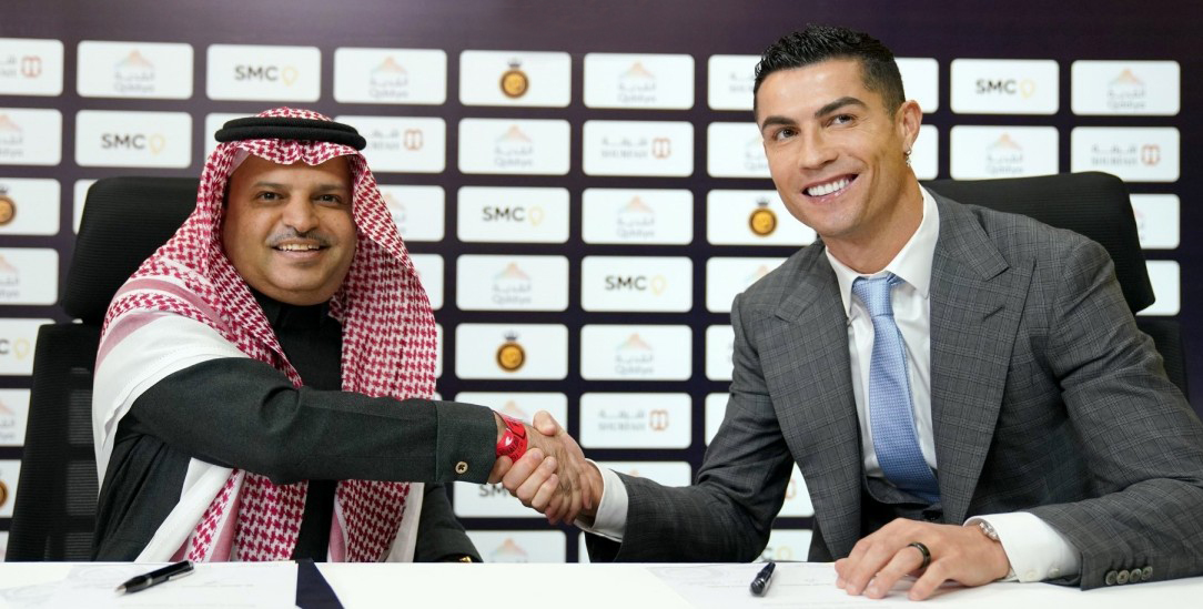 Lockruf des Geldes: Christiano Ronaldo spielt jetzt bei Al Nasr FC in Saudi-Arabien (Foto: pa/AA)