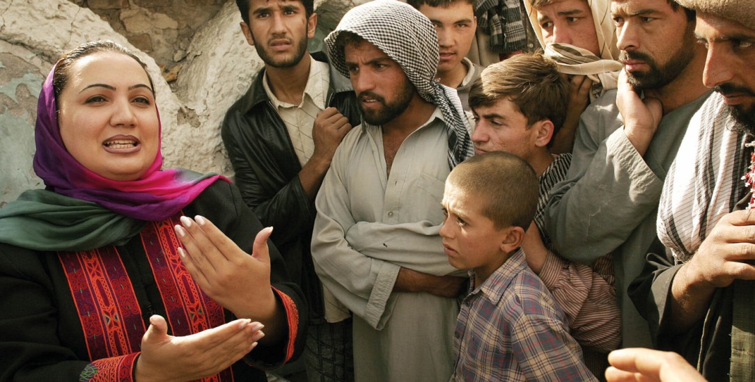 Einsatz für Demokratie und Frauenrechte: Shukria Barakzai (Foto: PA/AP Photo/Munita)