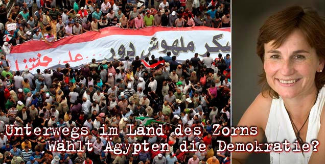 Elisabeth Zoll reist bis zum 12. Mai 2012 durch Ägypten. Wenige Tage vor den entscheidenden Präsidentschaftswahlen ist das Land im Ausnahmezustand. Unruhen begleiten die Vorbereitung der Wahl, die Ägypten in die Demokratie führen soll. (Fotos: pa/dpa/Khaled Elfiqi; Pressefoto Zoll)