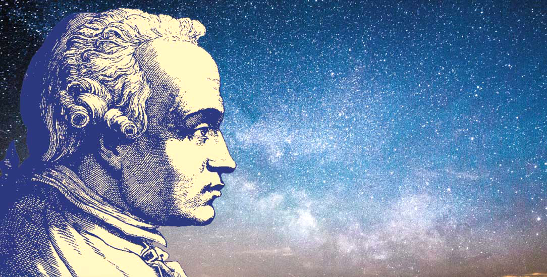 Kein Zertrümmerer, sondern der Erneuerer der Religion: Immanuel Kant (1724-1804) (Collage: Getty Images / iStockphoto / AscentXmedia; Shutterstock / 50irinabelkina)