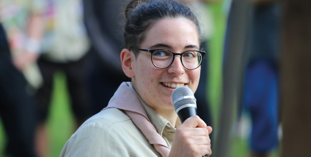 Viola Kohlberger: Spricht von Machtmissbrauch beim Synodalen Weg. (Foto: Wolfgang Häckl/DPSG Augsburg)