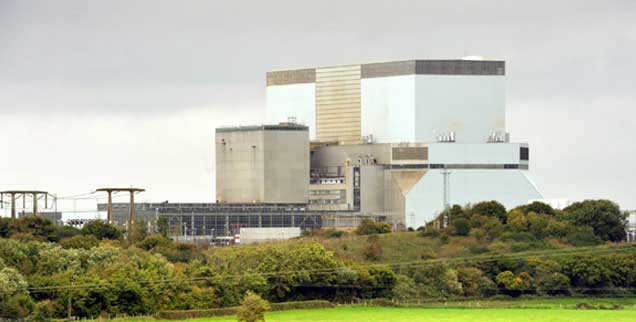 In Somerset, an der Südwestküste Englands, soll das neue Atomkraftwerk in den kommenden zehn Jahren entstehen, dort sind bereits zwei Reaktoren in Betrieb (Foto: pa/Simon Chapman/LNP)