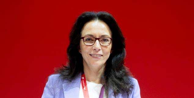 DGB-Vorsitzende Yasmin Fahimi (Foto.pa/ipon/Stefan Boness)