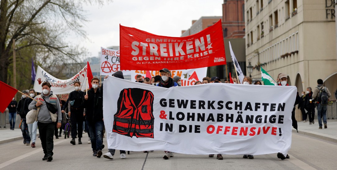 Von einem Streik in den nächsten: In diesem Frühjahr haben schon viele Beschäftigte die Arbeit niedergelegt (Foto: pa/Geisler-Fotopress)
