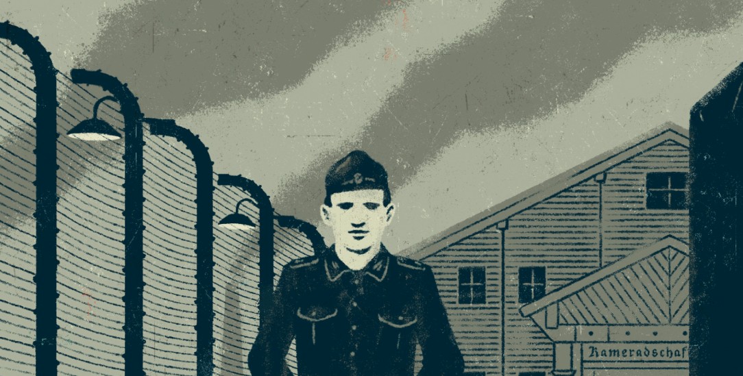 Das große Schweigen: So lange Karl Z. lebte, war seine Vergangenheit als Kantinenchef in Auschwitz ein Tabu in der Familie (Illustration: Jens Bonnke)