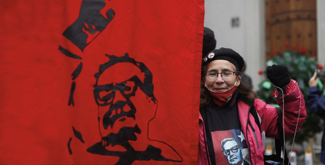 Salvador Allende: Inspiriert bis heute Protest in Chile (Foto: PA/Reuters/Carlos Vera)