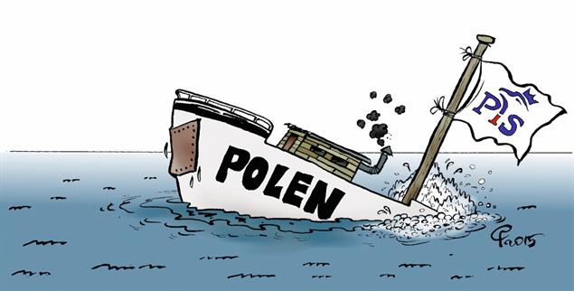 Welchen Kurs nimmt Polen? (Illustration: pa/Paolo Calleri)