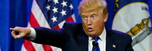 Der »Trumphator« des Super Tuesday: Wer wählt eigentlich Donald Trump?  (Foto: pa/Mark Cornelison/Lexington Herald-Leader/TNS)

