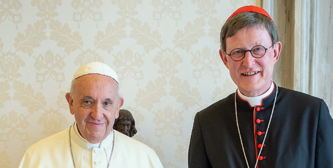 Kommen im Ernstfall gut miteinander klar: Papst Franziskus und Kardinal Woelki (Foto:KNA)